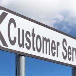 customer service sign